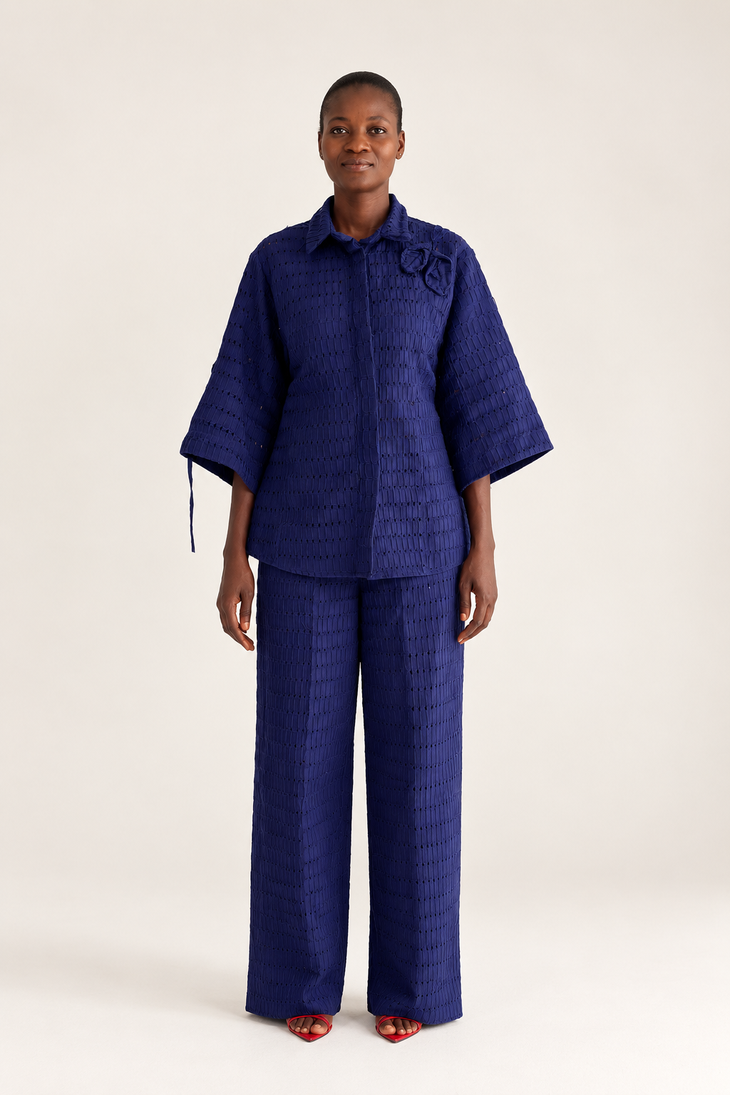 OLA TROUSERS - BLUE ASO OKE