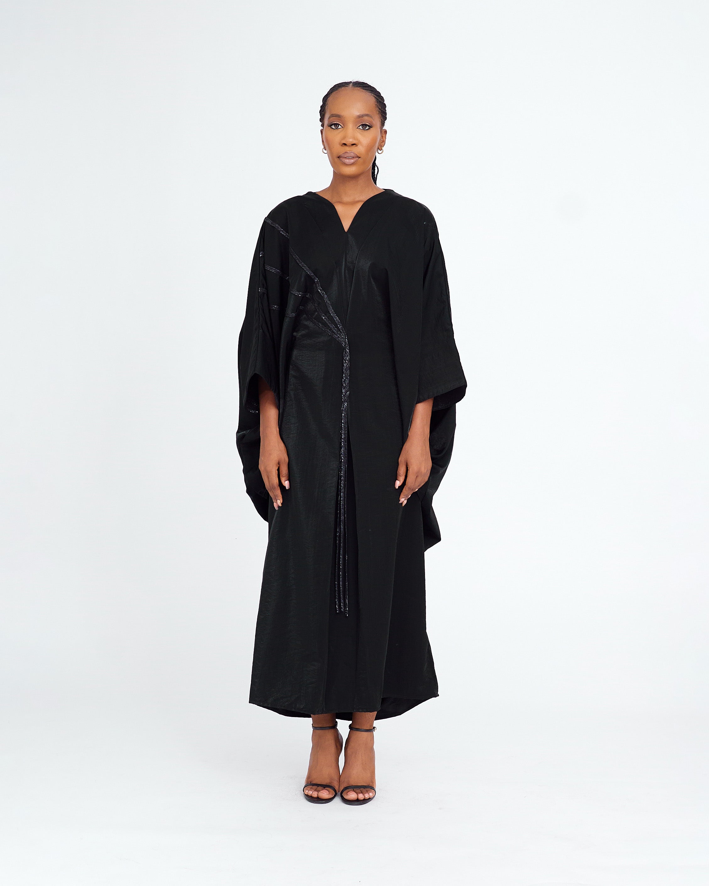 Circle Kaftan - Black