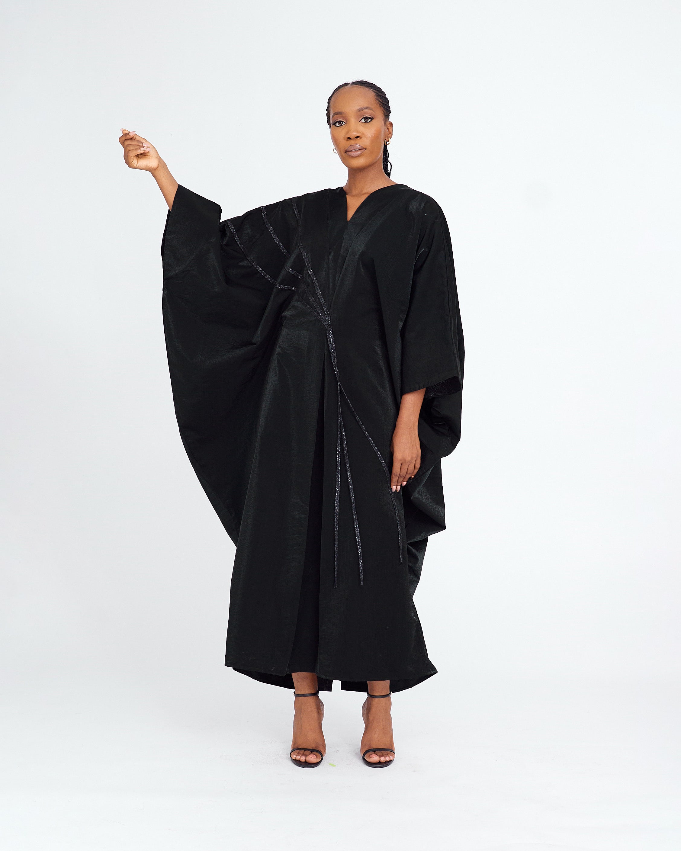 Circle Kaftan - Black
