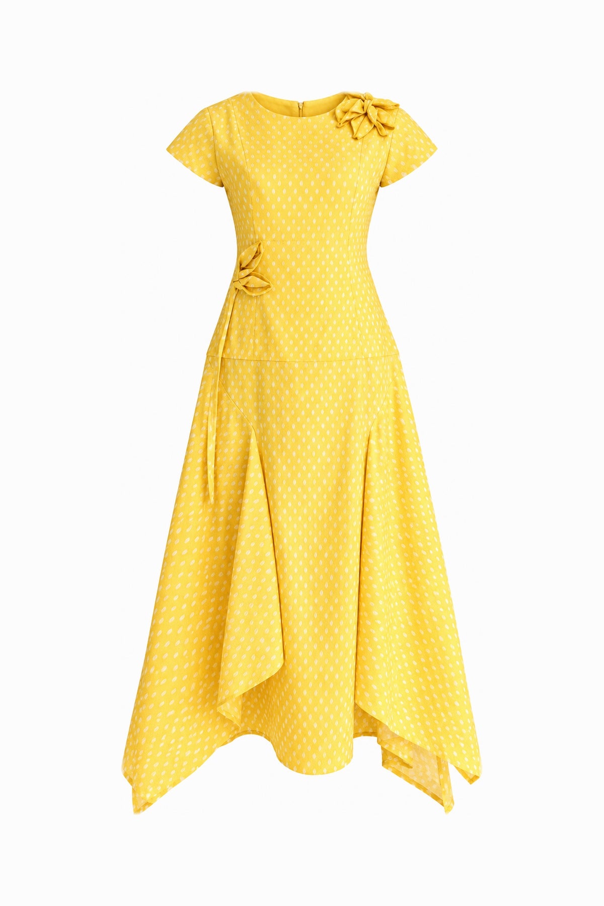 SIMI DRESS – YELLOW DOTS