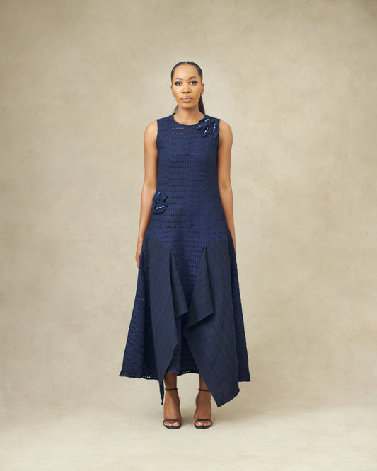 simi blue aso oke