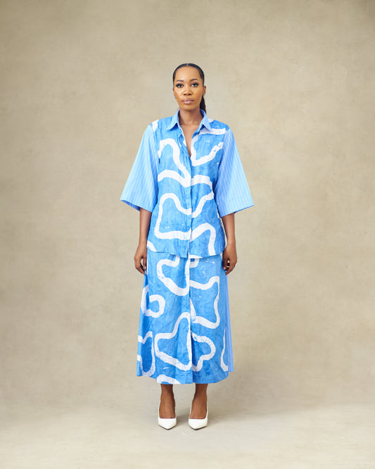 Tayo dress blue