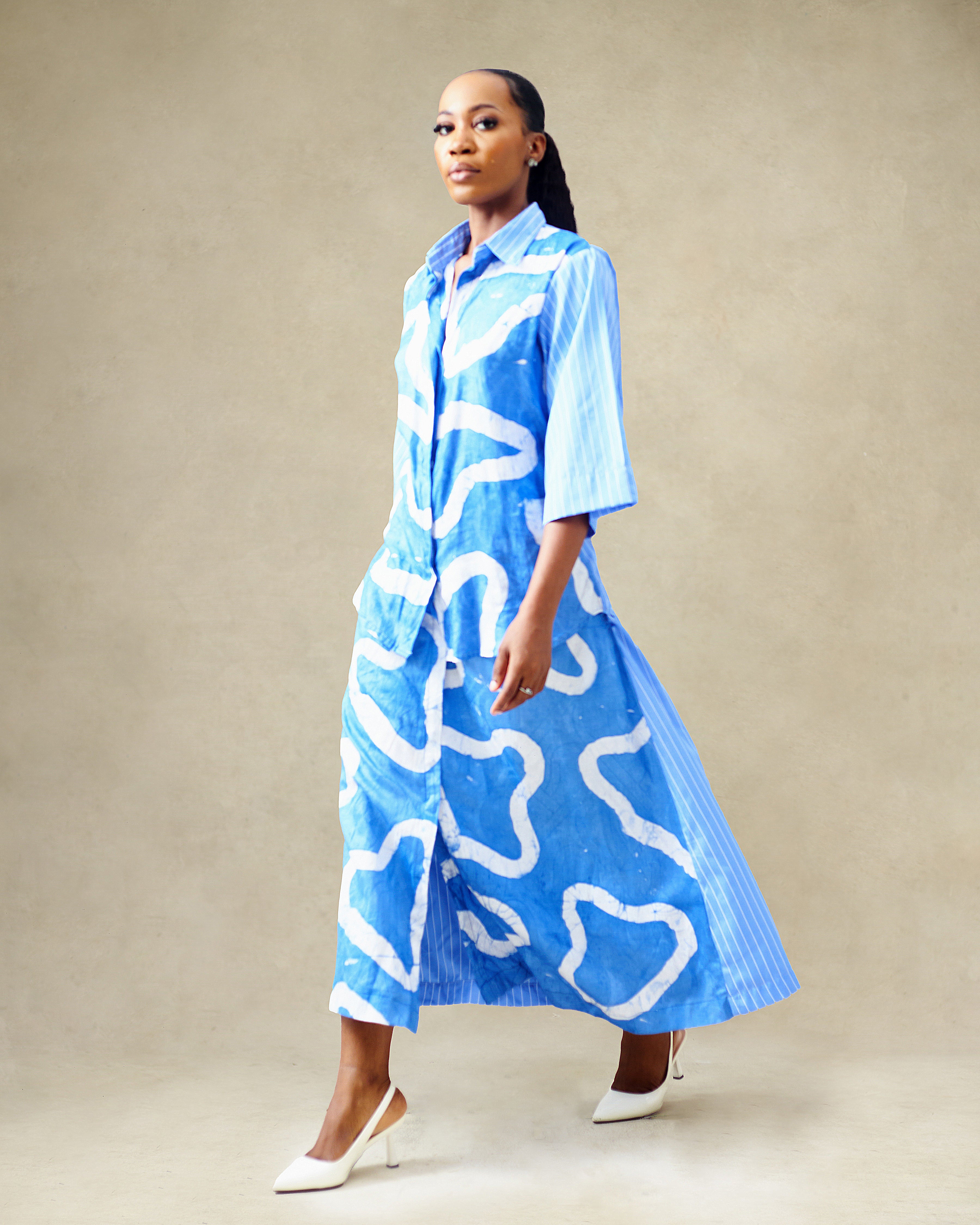 Tayo Dress - Blue