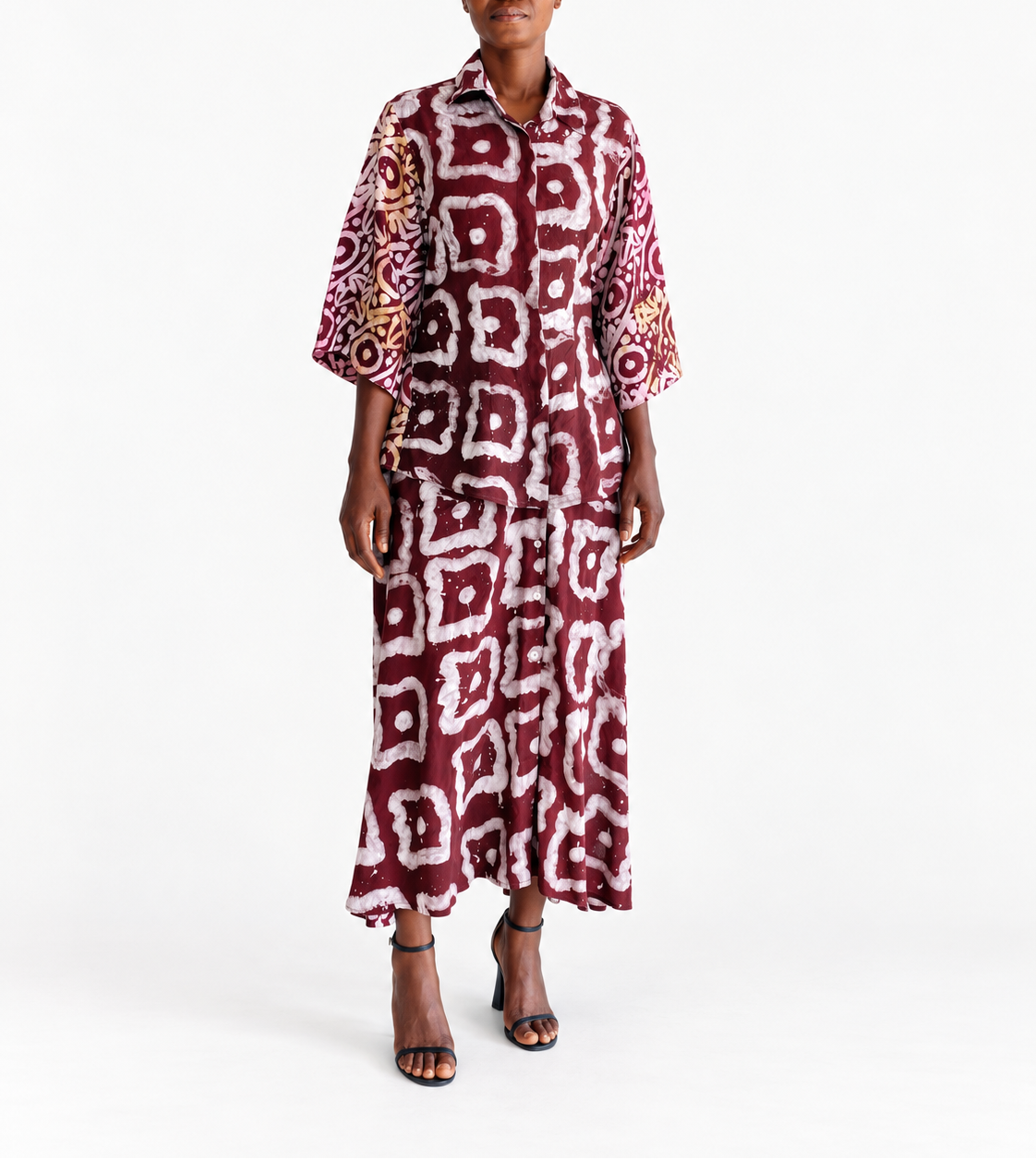 TAYO DRESS – SQUARE DOTS