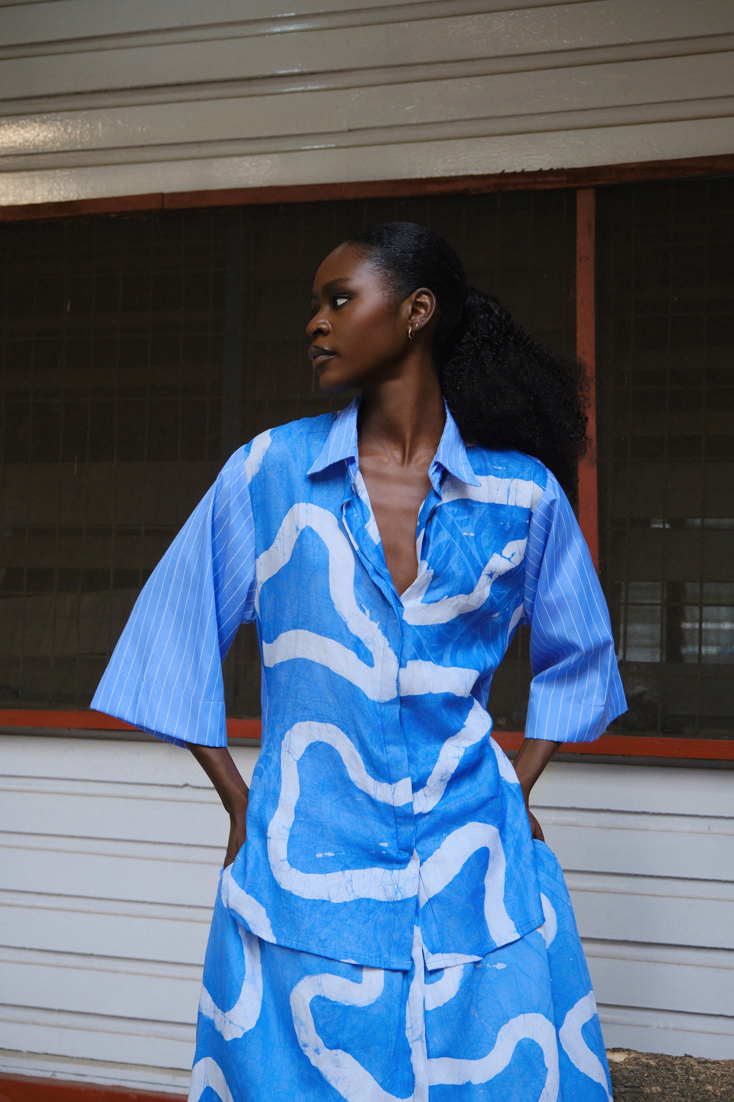 Tayo dress blue
