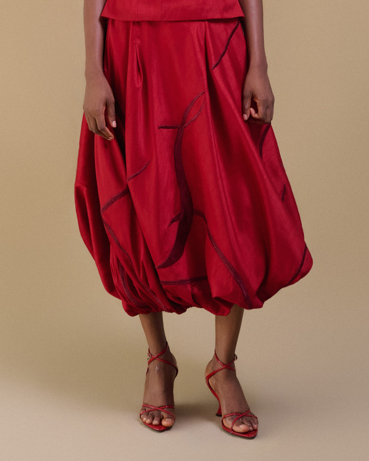 HELICONIA SKIRT - RED