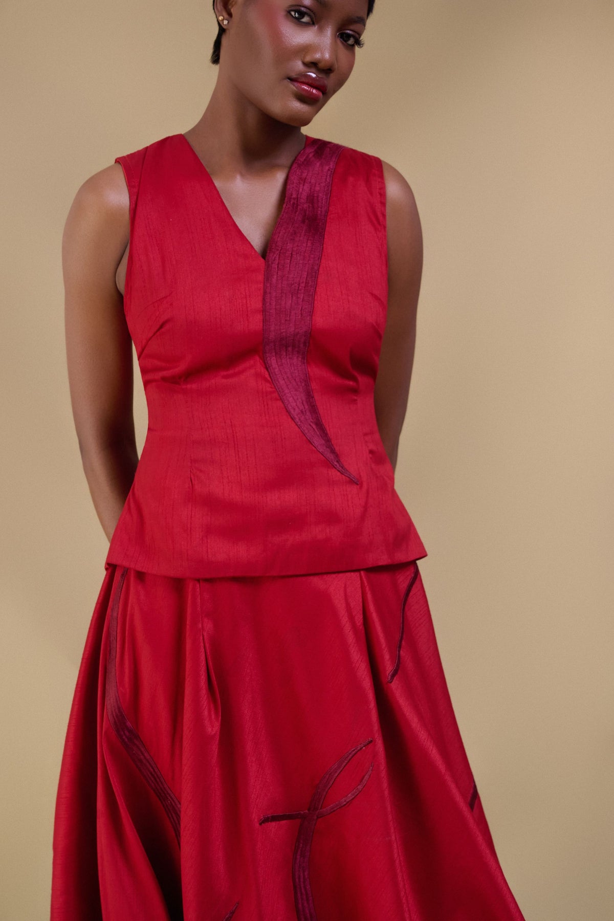 HELICONIA TOP - RED